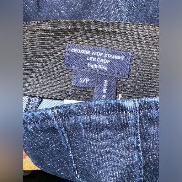 Veronica Beard Crosbie Wide Straight (Flare) Crop Leg High Rise Jeans 👖 Small - Picture 16 of 16